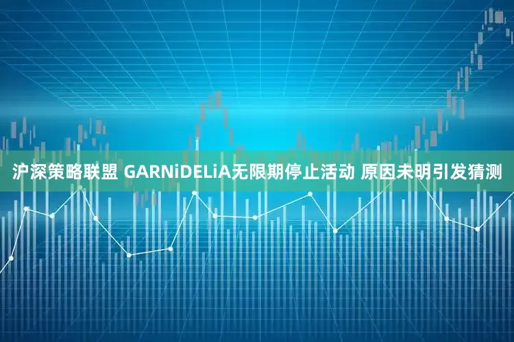 沪深策略联盟 GARNiDELiA无限期停止活动 原因未明引发猜测